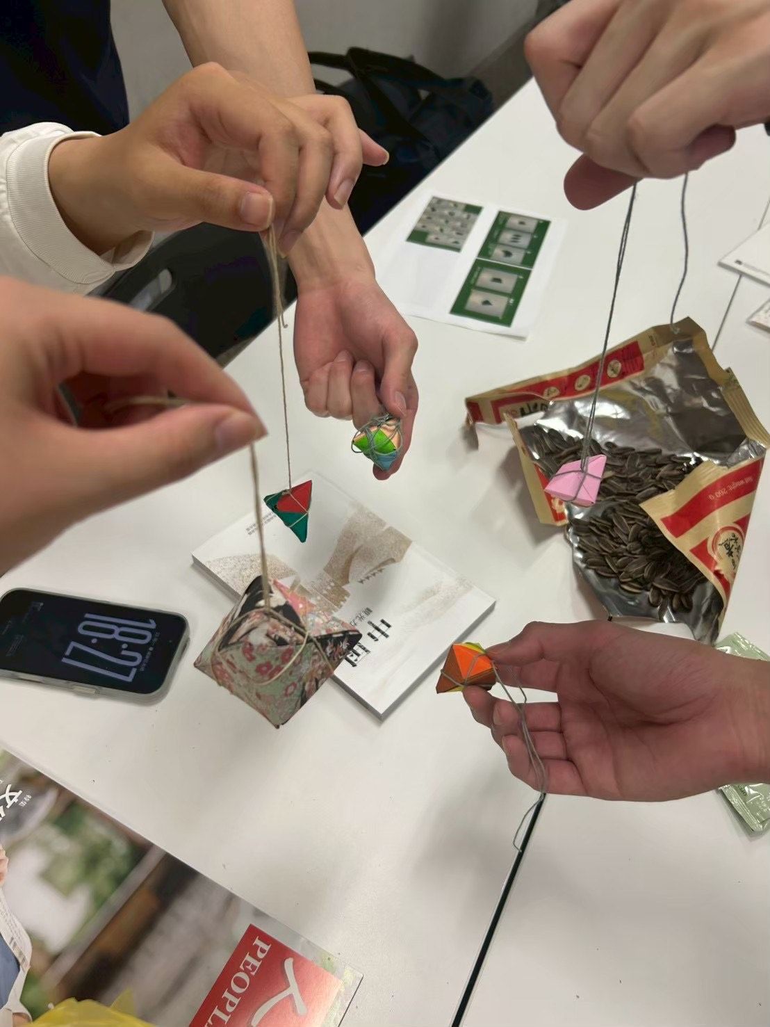 端午節にちまき作り